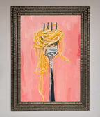 Yes to Spaghetti Framed Print