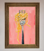 Yes to Spaghetti Framed Print