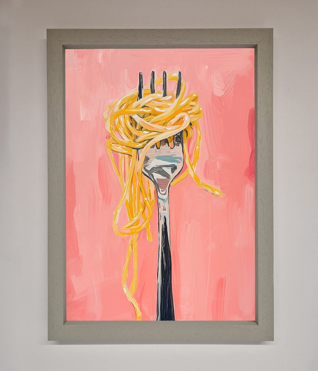 Yes to Spaghetti Framed Print