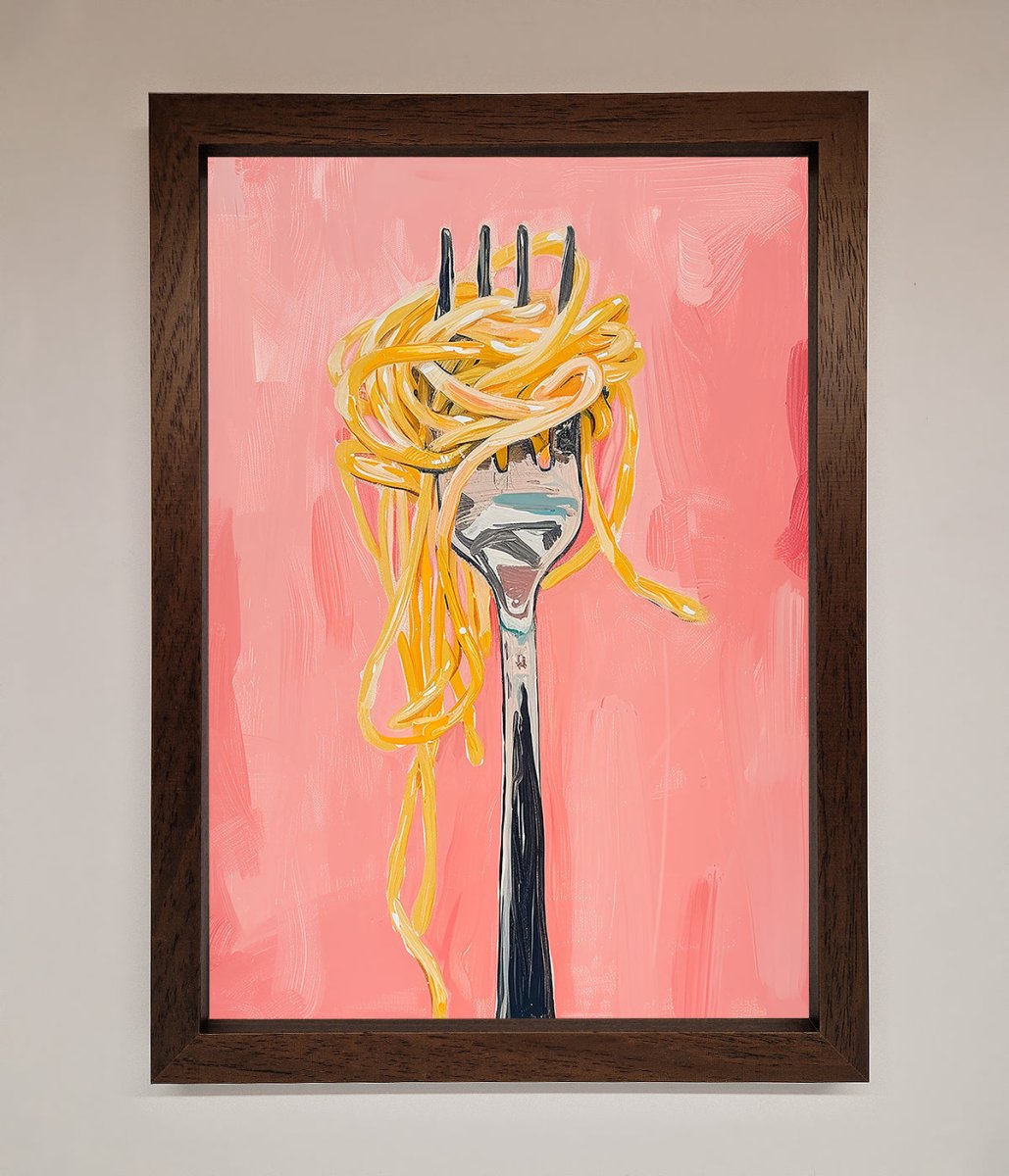 Yes to Spaghetti Framed Print
